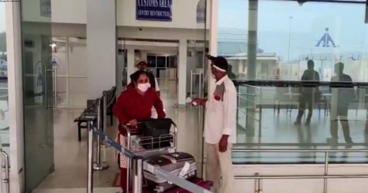 International passengers undergo Covid test at Andhra's Gannavapuram Airport